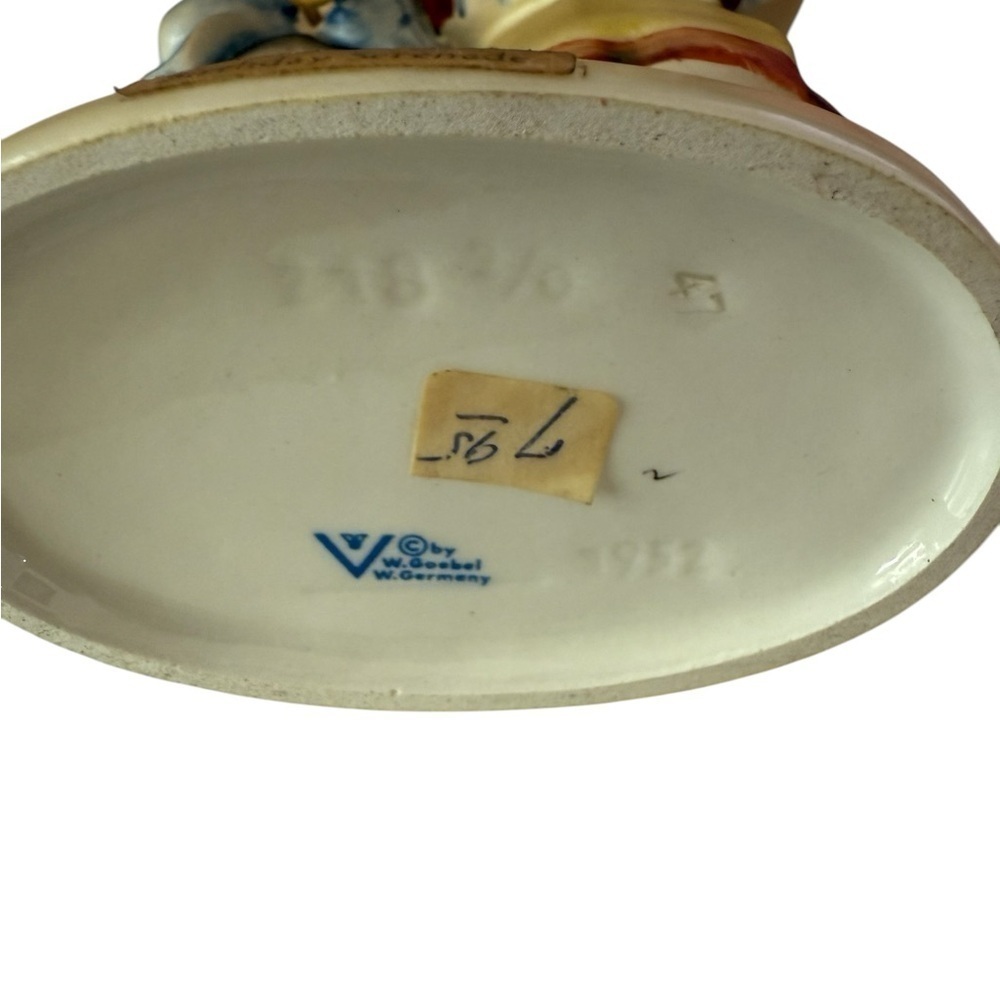 Vintage Hummel Birthday Serenade Goebel Marked 1952 218 W. Germany Collectible - Picture 8 of 8